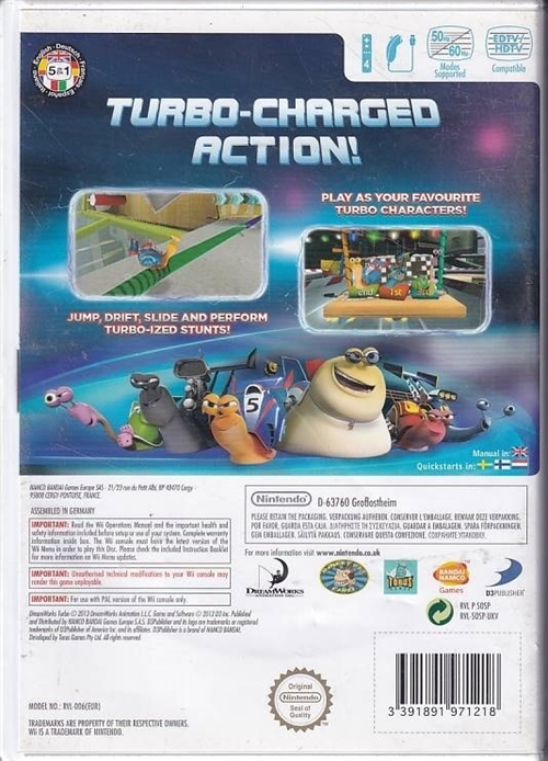 Dreamworks Turbo Super Stunt Squad - Wii (B Grade) (Genbrug)